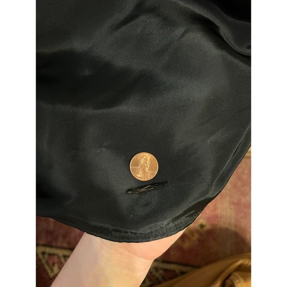 1940's Emma Domb Taffeta Maxi dress listing Size 8 10 see measurements Does NOT - Picture 10 of 11